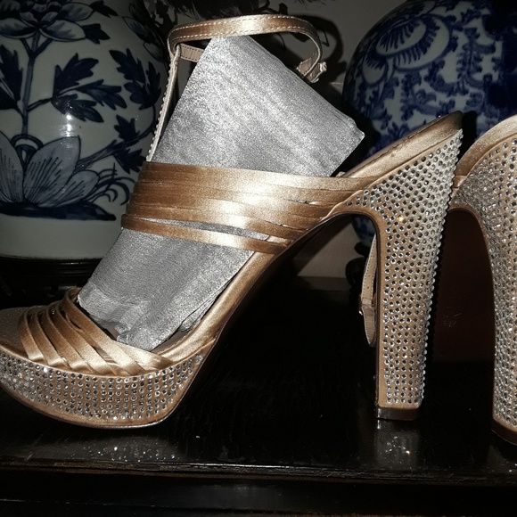 Ralph Lauren evening high heel sandals - Picture 3 of 8